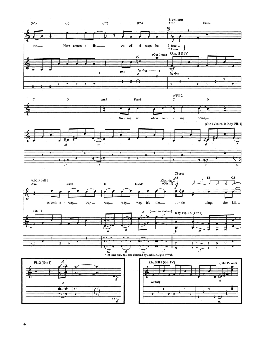 Little Things Little Things Acoustic Guitar scores gallery preview page 4