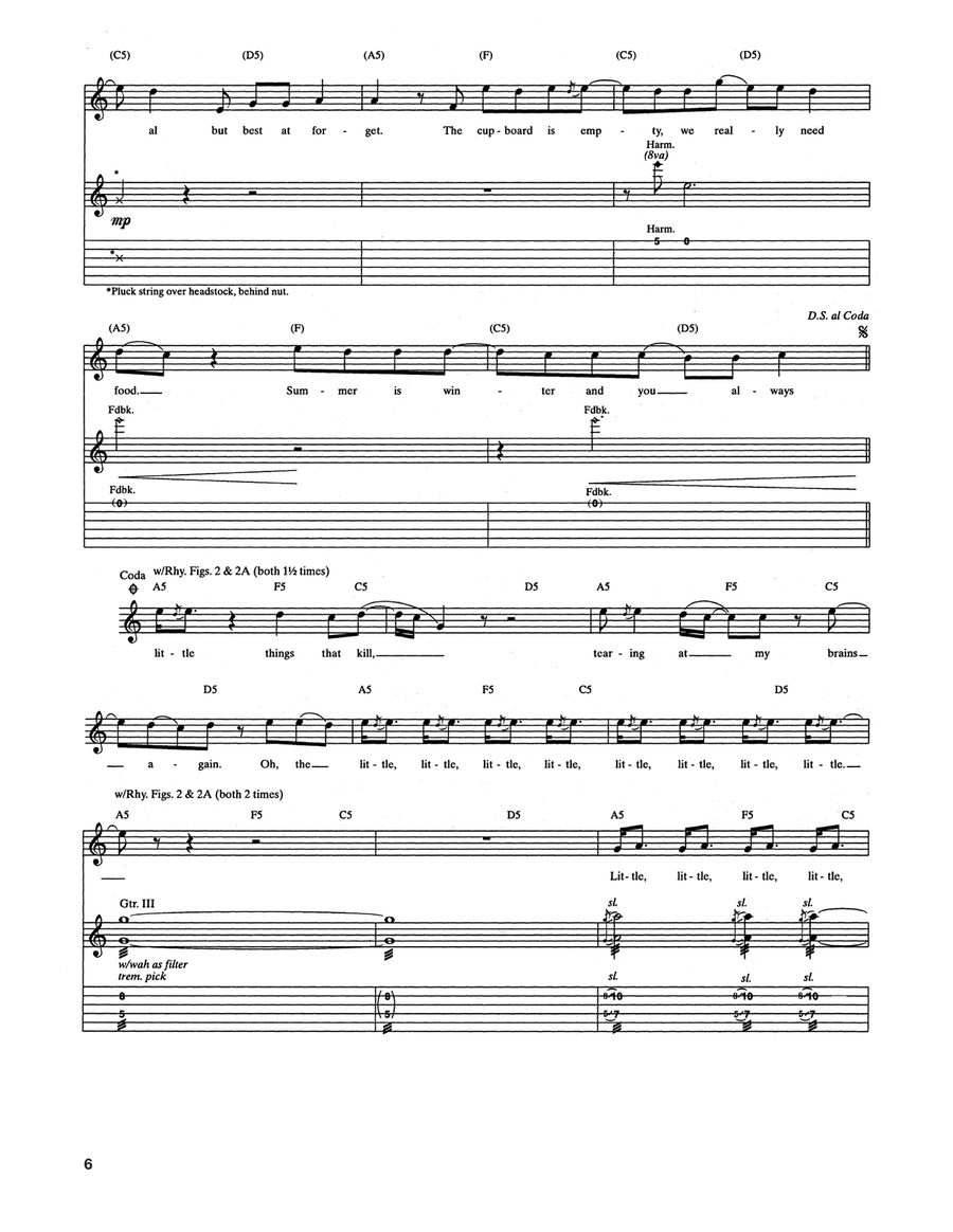Little Things Little Things Acoustic Guitar scores gallery preview page 6