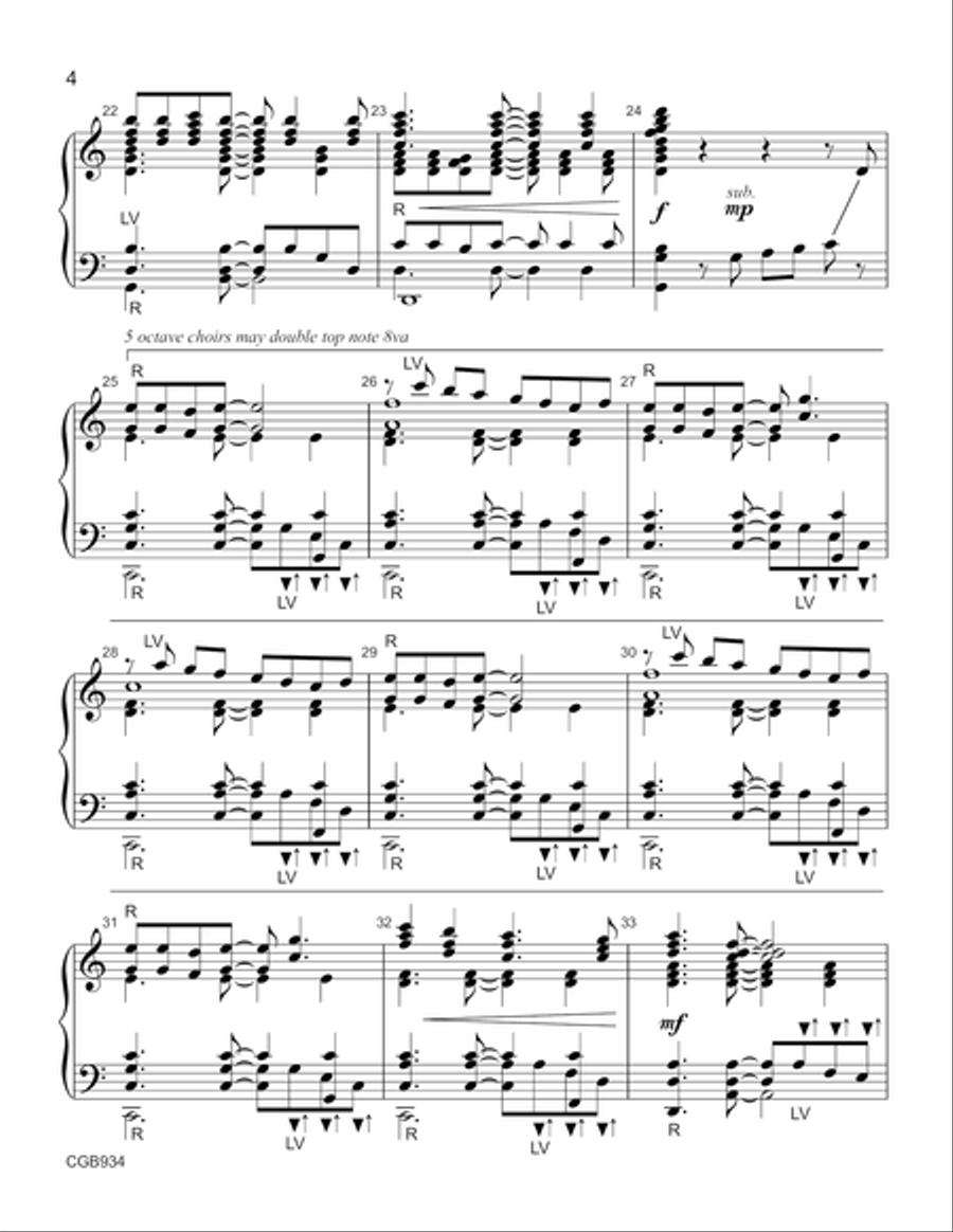 Resound Resound Handbell Choir scores gallery preview page 4