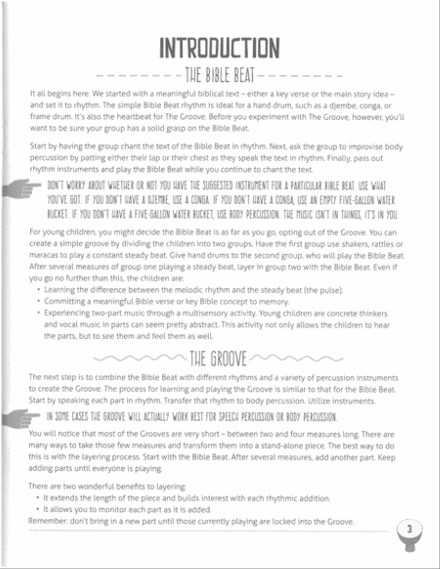 All Hands In: Drumming the Biblical Narrative Unison Choir scores gallery preview page 3