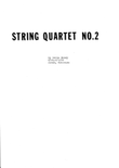 String Quartet No. 2 (score)