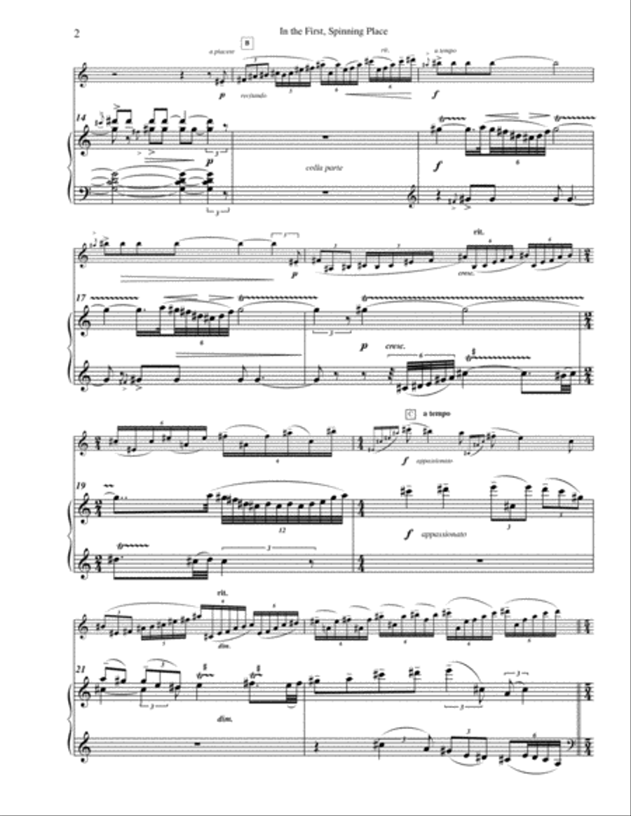 In the First Spinning Place Alto Saxophone scores gallery preview page 3