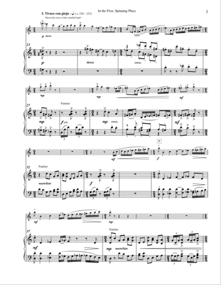 In the First Spinning Place Alto Saxophone scores gallery preview page 4