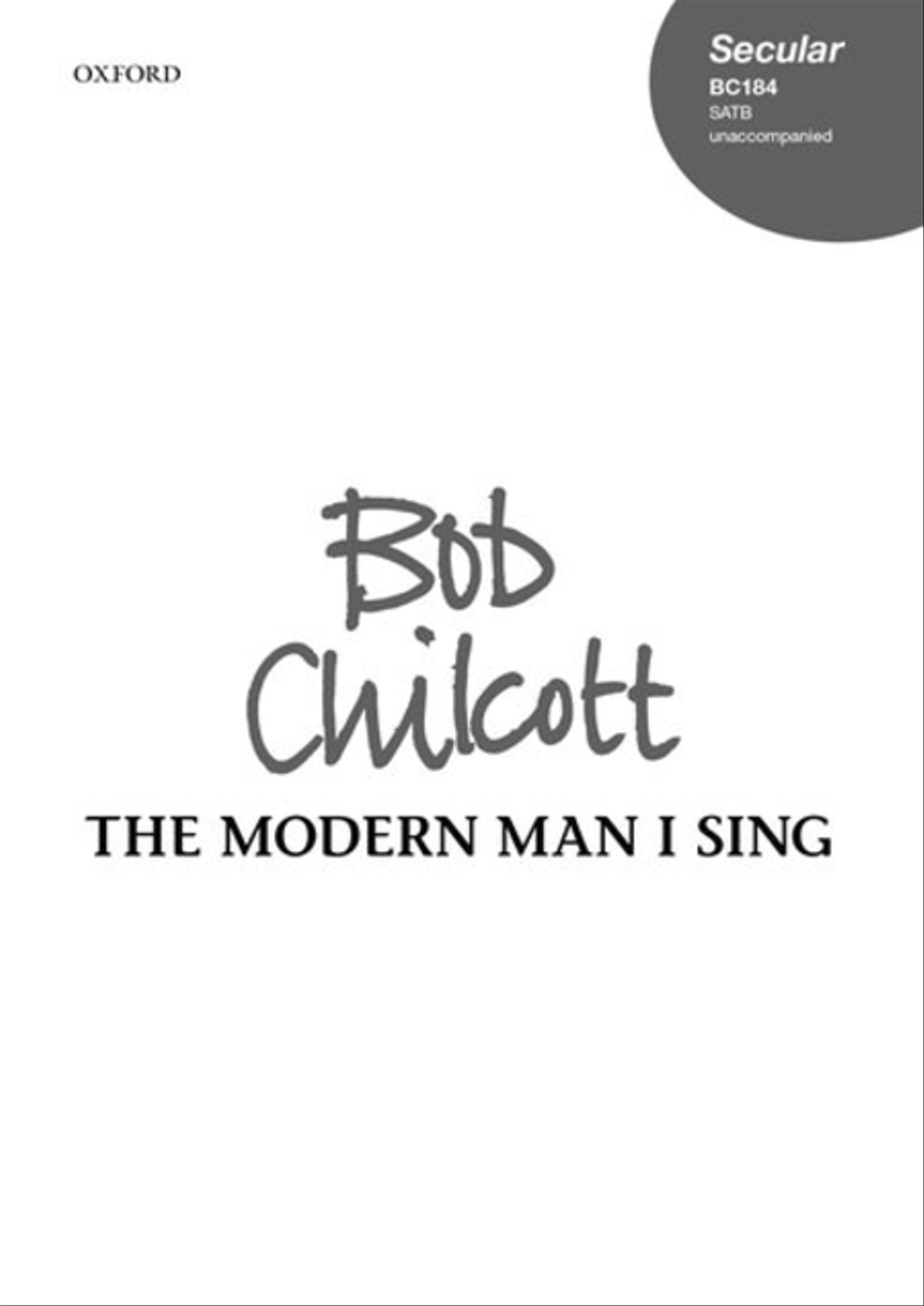 The Modern Man I Sing 4-Part scores gallery preview page 1