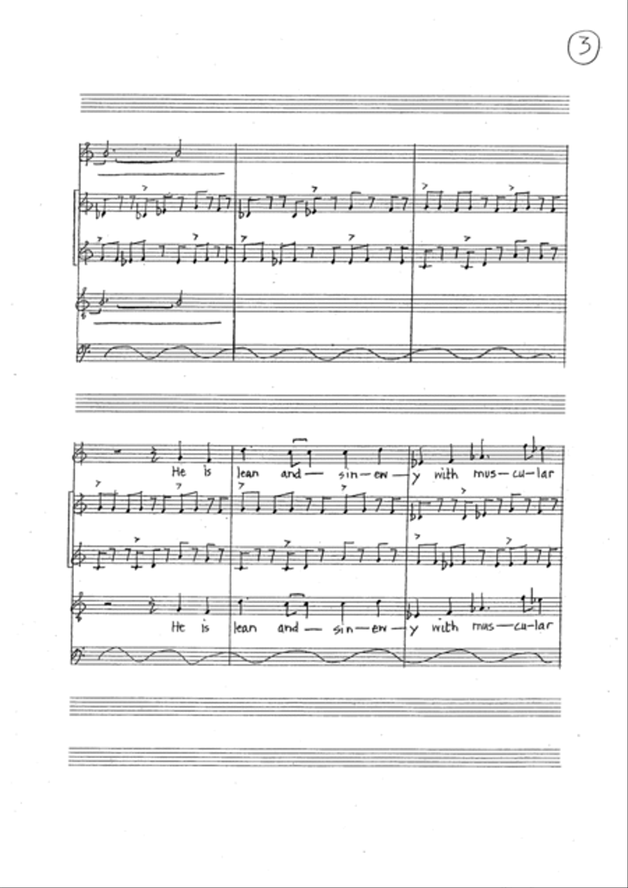 The Modern Man I Sing 4-Part scores gallery preview page 4