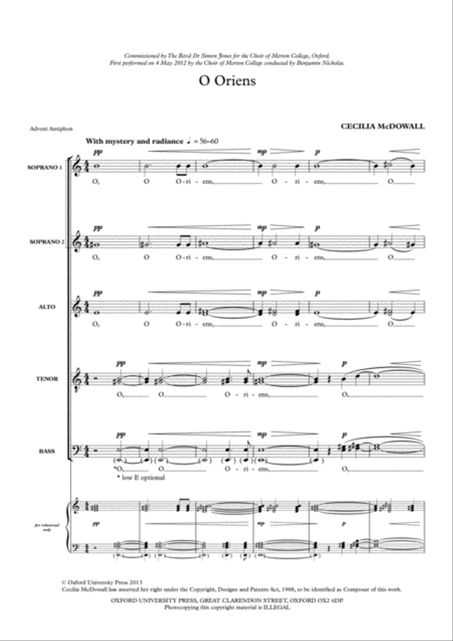 O Oriens O Oriens Divisi scores gallery preview page 2