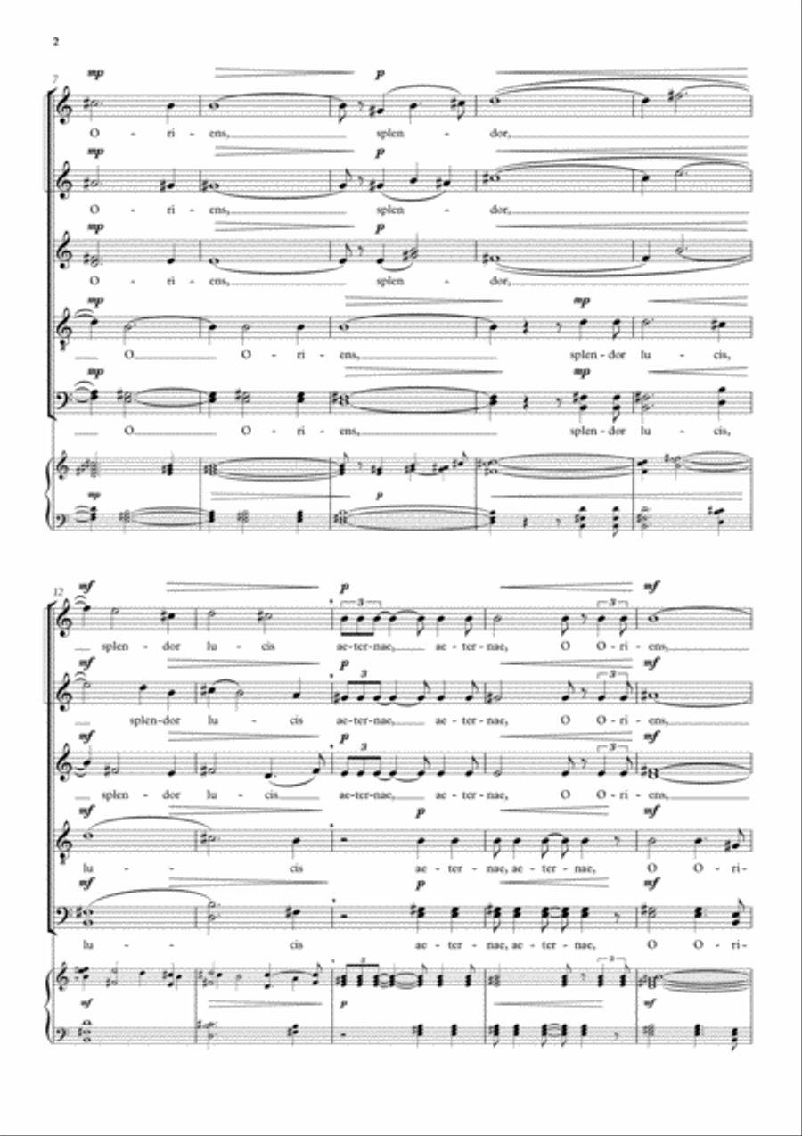 O Oriens O Oriens Divisi scores gallery preview page 3