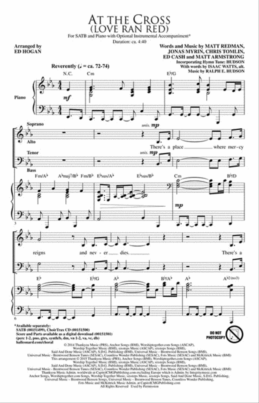 At the Cross Choir scores gallery preview page 2