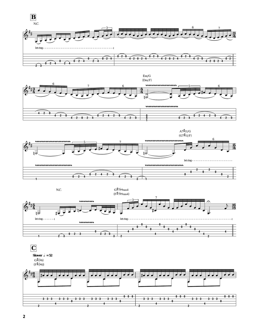Taranta Taranta Acoustic Guitar scores gallery preview page 2