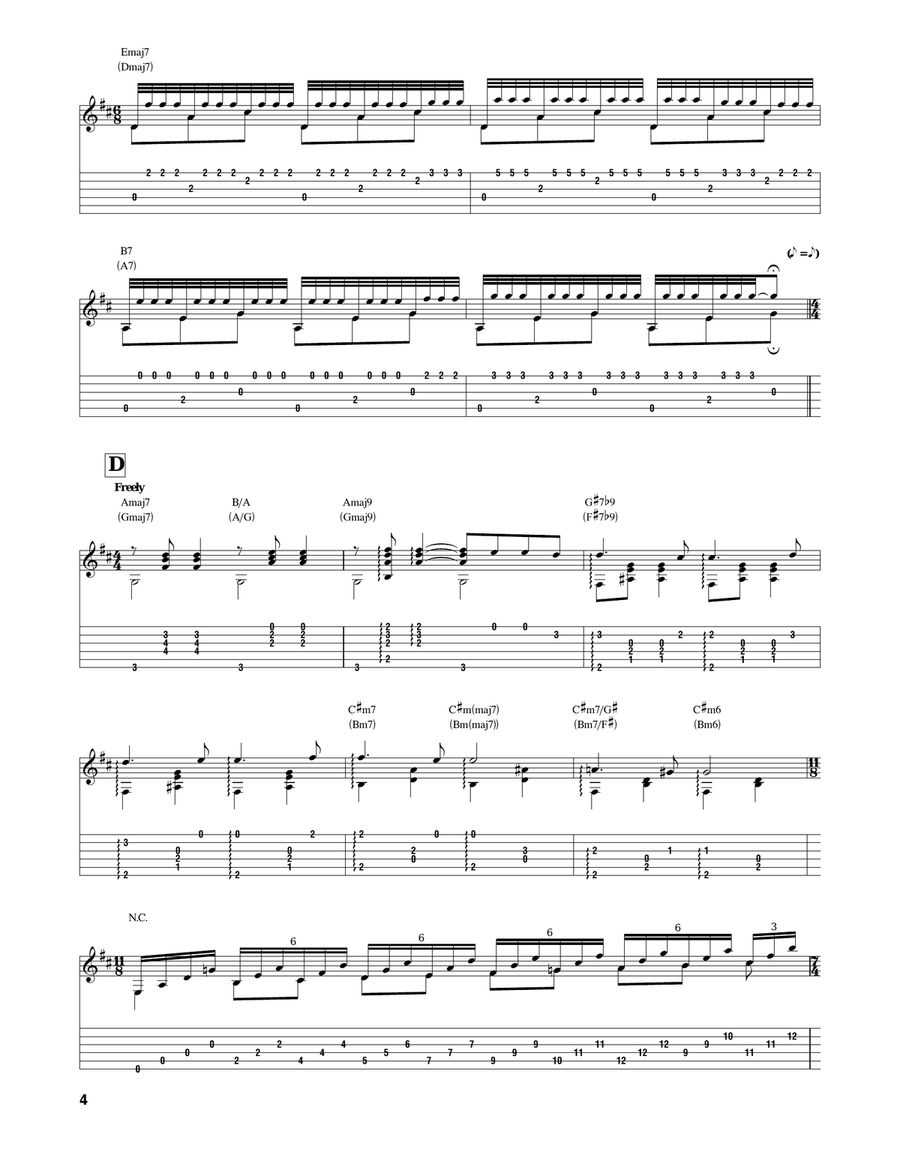 Taranta Taranta Acoustic Guitar scores gallery preview page 4