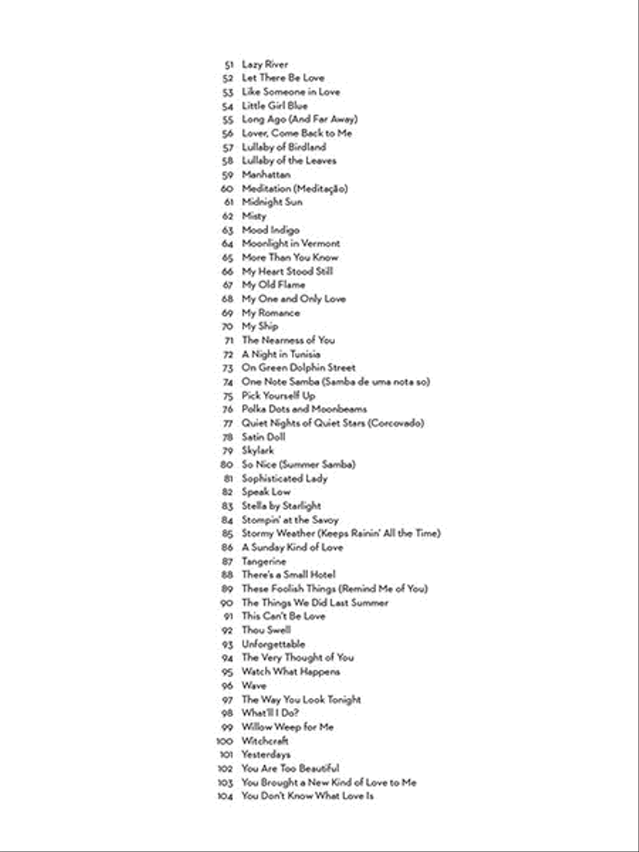 101 Jazz Songs for Trumpet Trumpet Solo scores gallery preview page 3