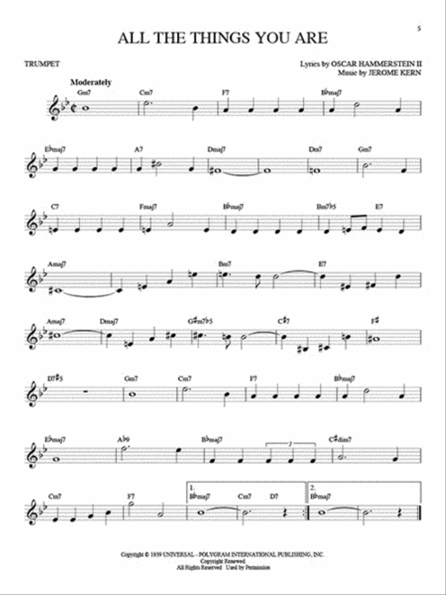 101 Jazz Songs for Trumpet Trumpet Solo scores gallery preview page 5