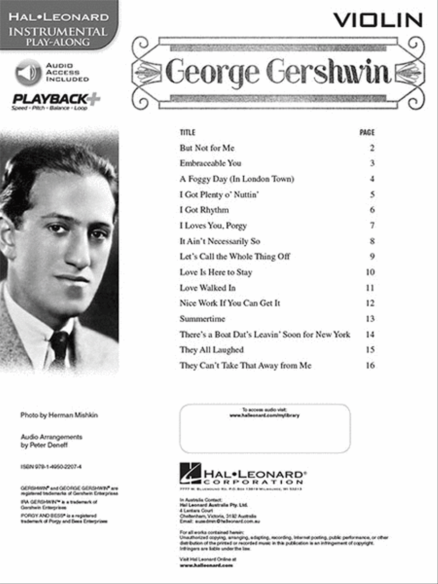 George Gershwin scores gallery preview page 2