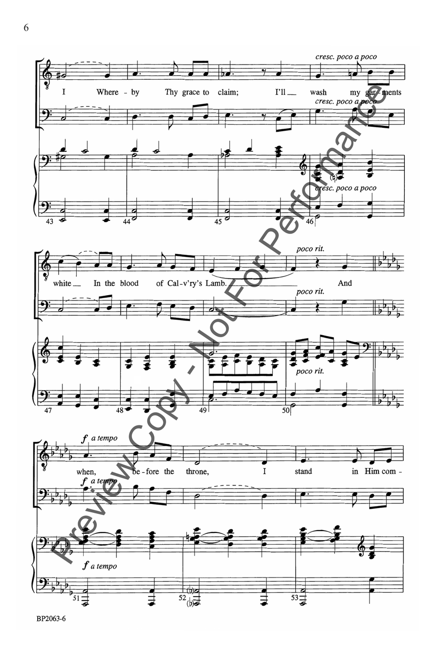 Jesus Paid It All - Helvey - TTBB TTBB scores gallery preview page 7