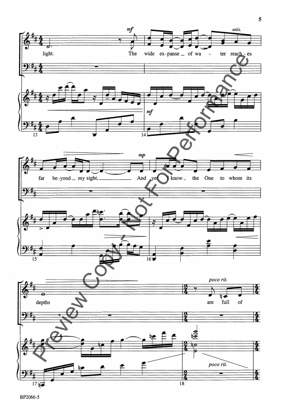 God of the Deep God of the Deep 4-Part scores gallery preview page 5