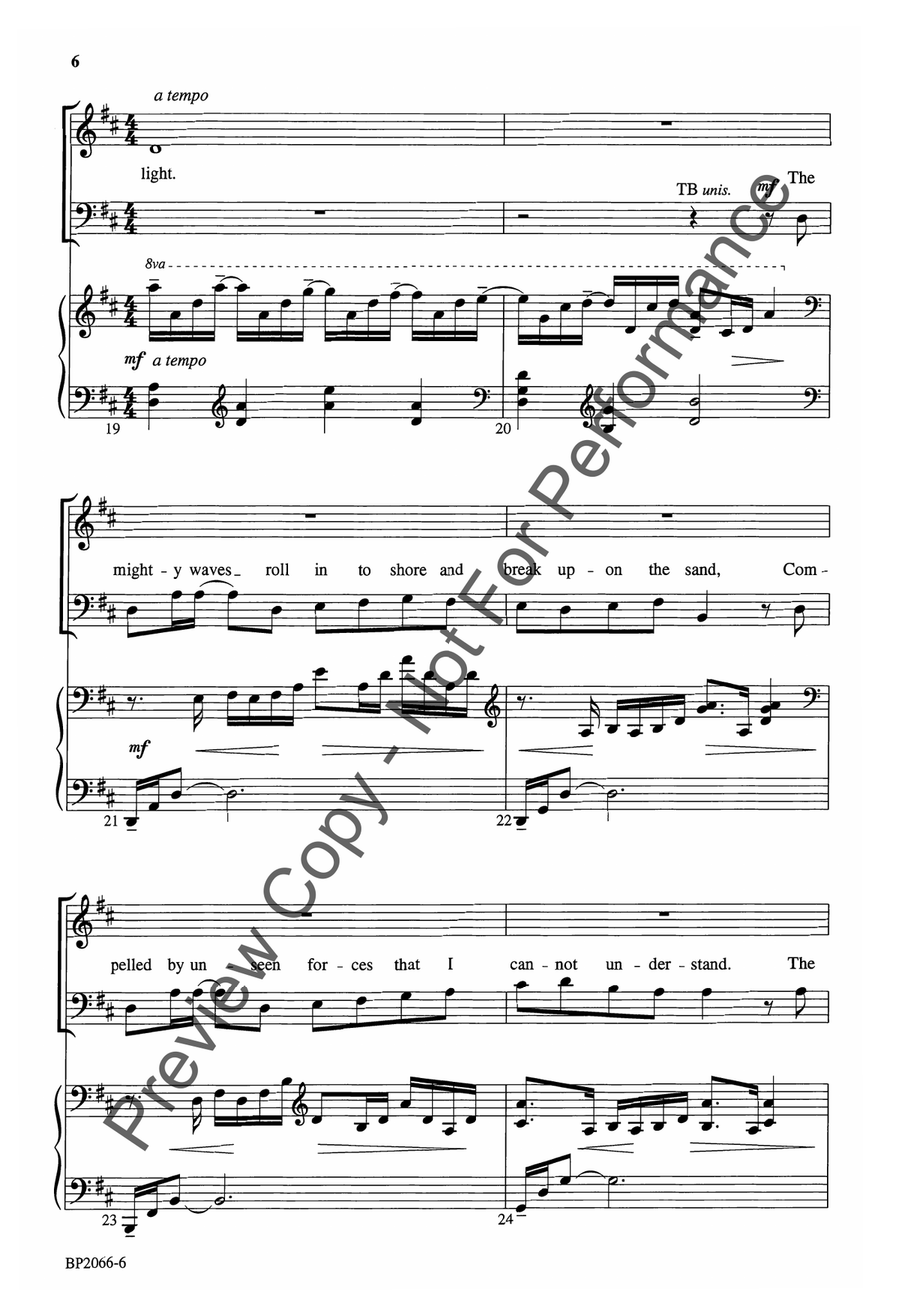 God of the Deep God of the Deep 4-Part scores gallery preview page 6