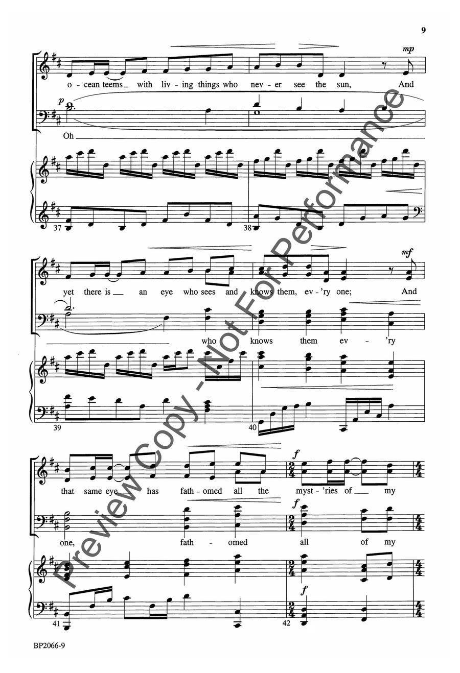 God of the Deep God of the Deep 4-Part scores gallery preview page 9