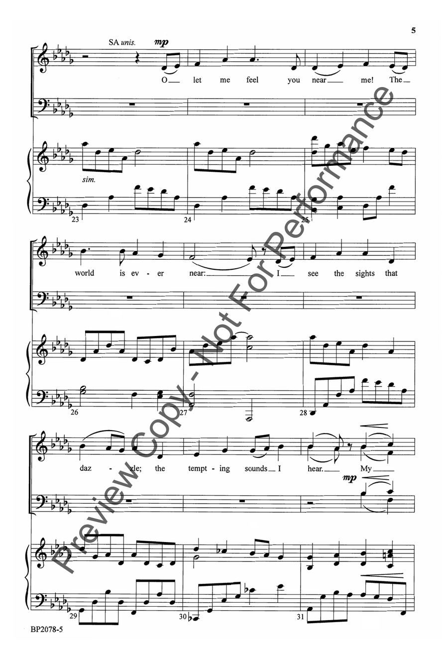O Jesus, I Have Promised - Shaw 4-Part scores gallery preview page 6