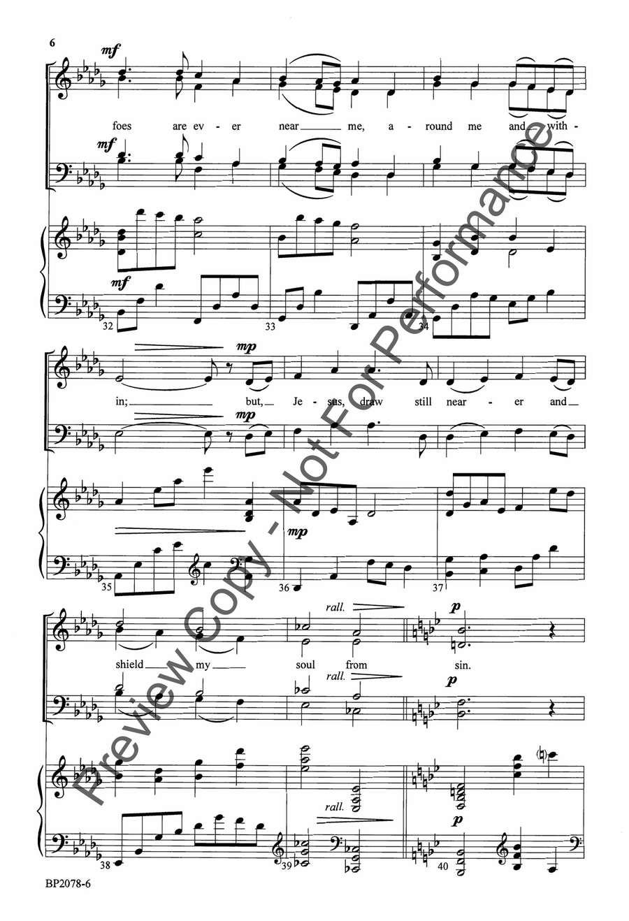 O Jesus, I Have Promised - Shaw 4-Part scores gallery preview page 7