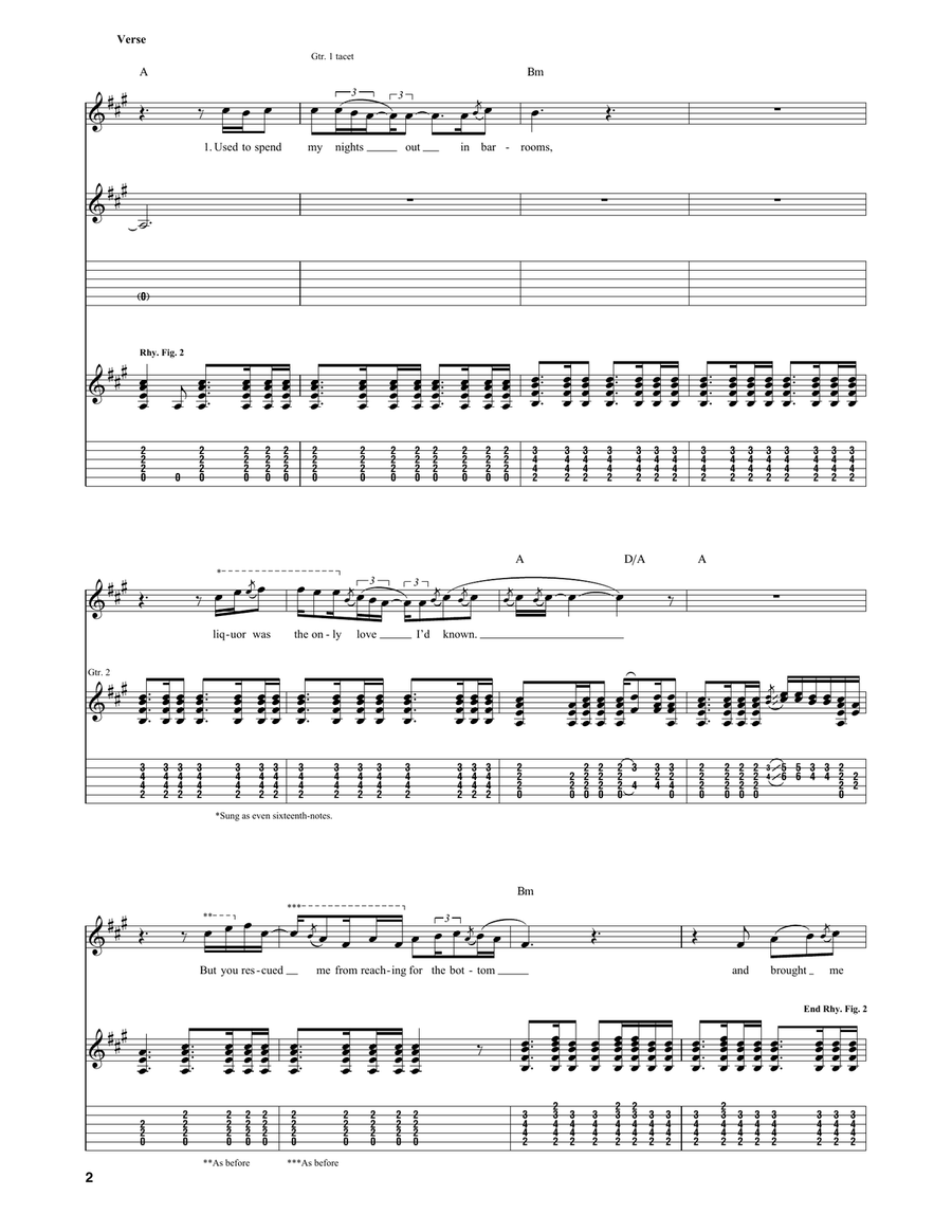 (Smooth As) Tennessee Whiskey Acoustic Guitar scores gallery preview page 2