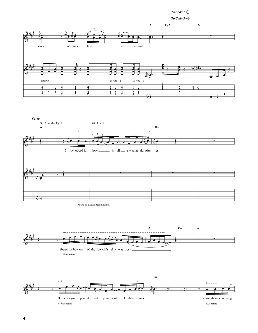 (Smooth As) Tennessee Whiskey Acoustic Guitar scores gallery preview page 4
