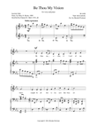 Be Thou My Vision (SLANE), Medium Voice, arr. Brenda Portman