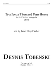 To a Poet a Thousand Years Hence