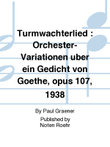 Turmwächterlied