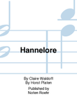 Hannelore, 1928 (dt) Hagen, Willy, text mini preview