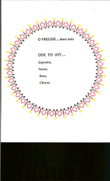 O Freude, Cantata for Bass Voice and Chorus