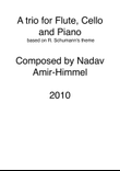 Trio based on R. Schumann's theme