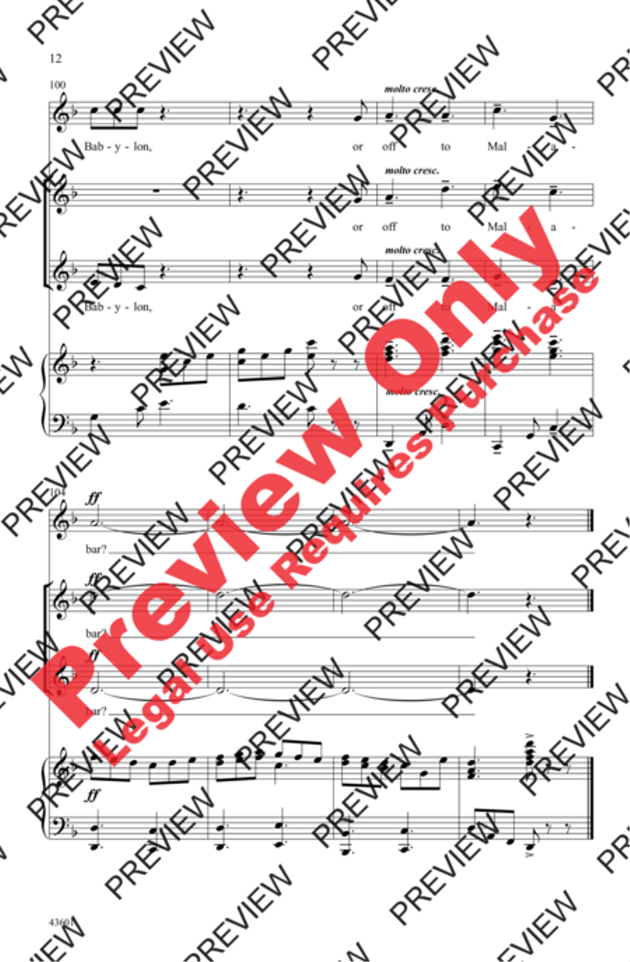 Pirate Story Pirate Story 2-Part scores gallery preview page 12