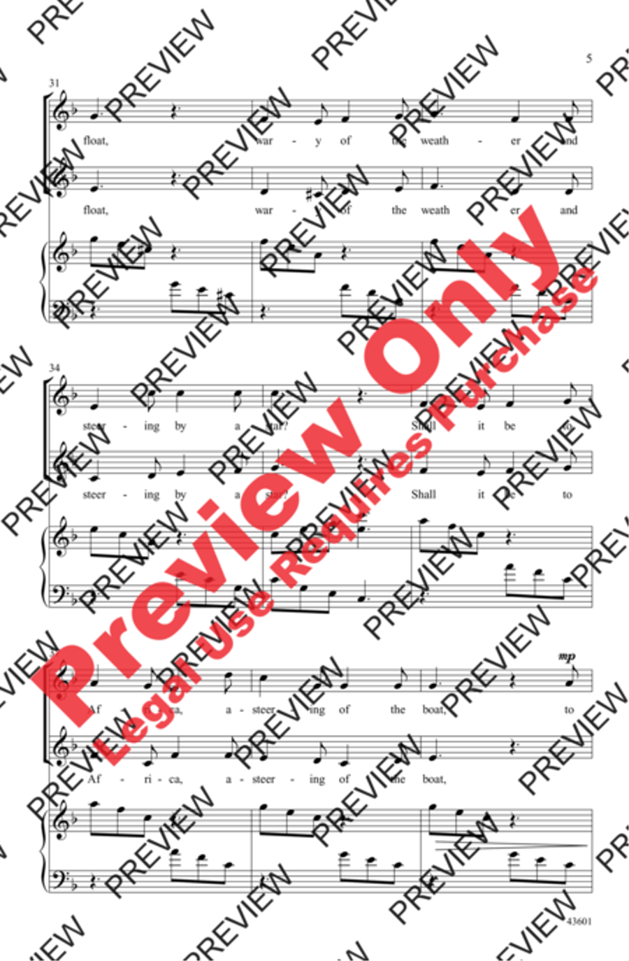 Pirate Story Pirate Story 2-Part scores gallery preview page 5