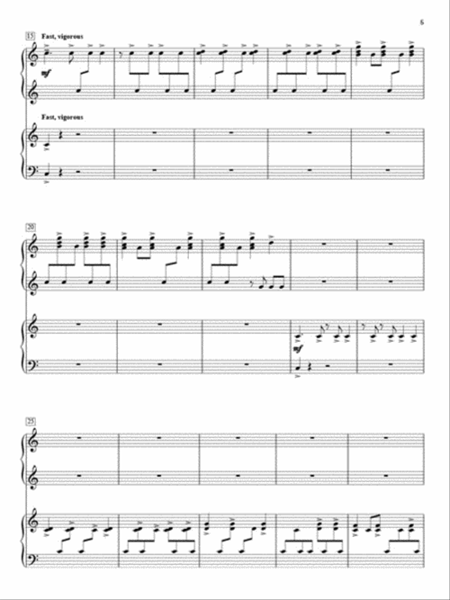 River Flows in You and Other Songs Arranged for Piano Duet 1 Piano, 4-Hands scores gallery preview page 3