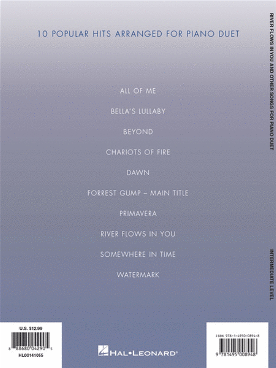 River Flows in You and Other Songs Arranged for Piano Duet 1 Piano, 4-Hands scores gallery preview page 6