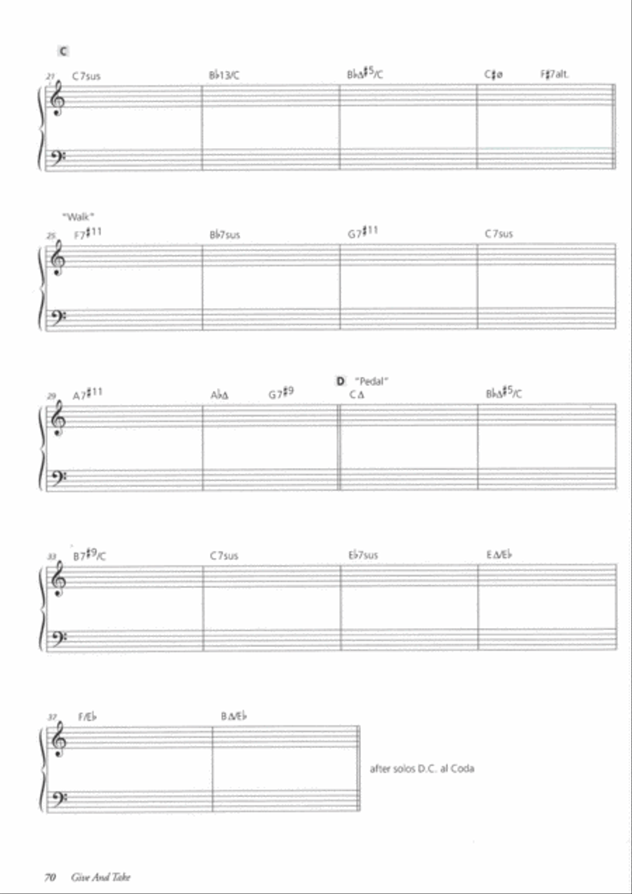 The Art of Comping The Art of Comping Piano Method scores gallery preview page 7