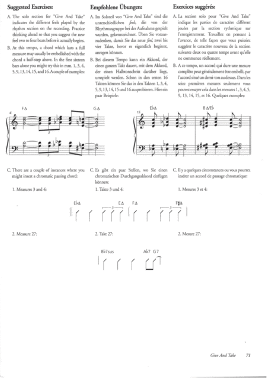 The Art of Comping The Art of Comping Piano Method scores gallery preview page 8