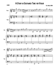 A Study in Sustained Tone for Violin