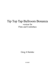 Tip Top Tap Ballroom Bonanza for Flute and Contrabass