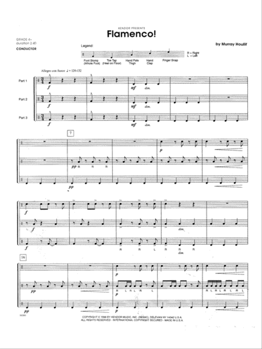 Flamenco! - Full Score Score scores gallery preview page 1