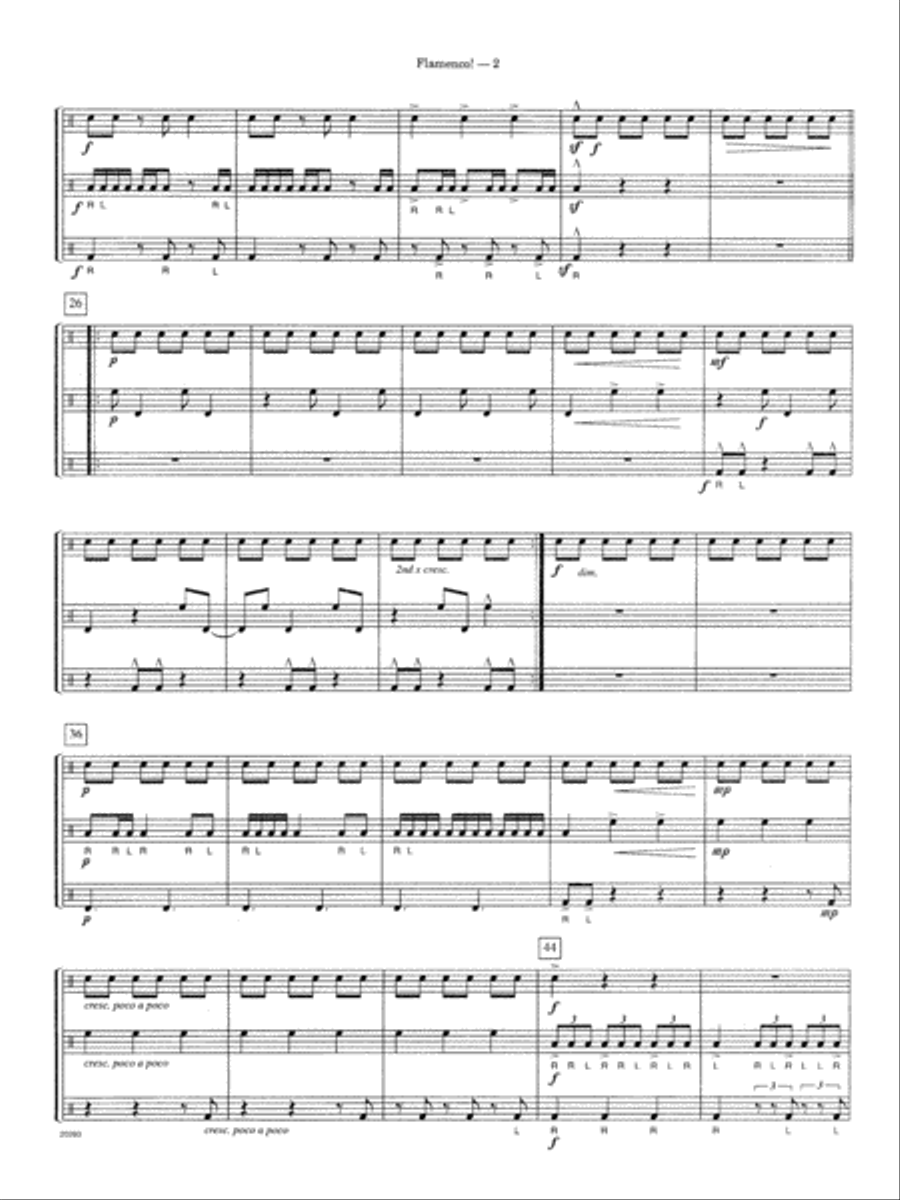 Flamenco! - Full Score Score scores gallery preview page 2