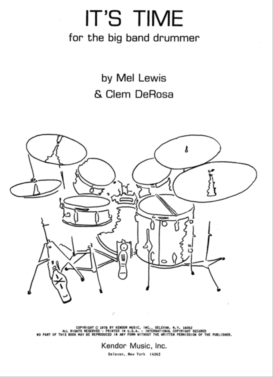 It's Time For The Big Band Drummer Drums scores gallery preview page 2