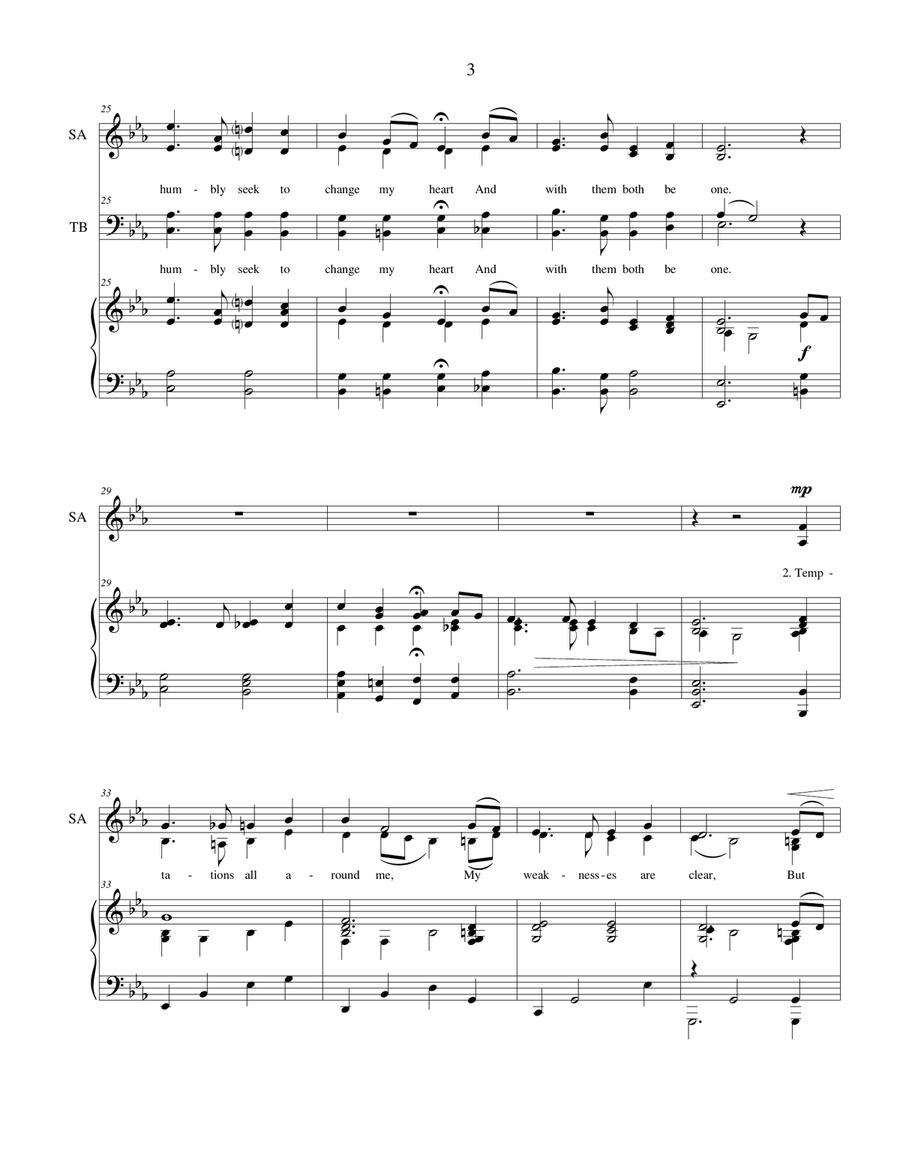 Sacred Choral Anthems 2: Original Music for SATB Choir (Volume 2) 4-Part scores gallery preview page 6