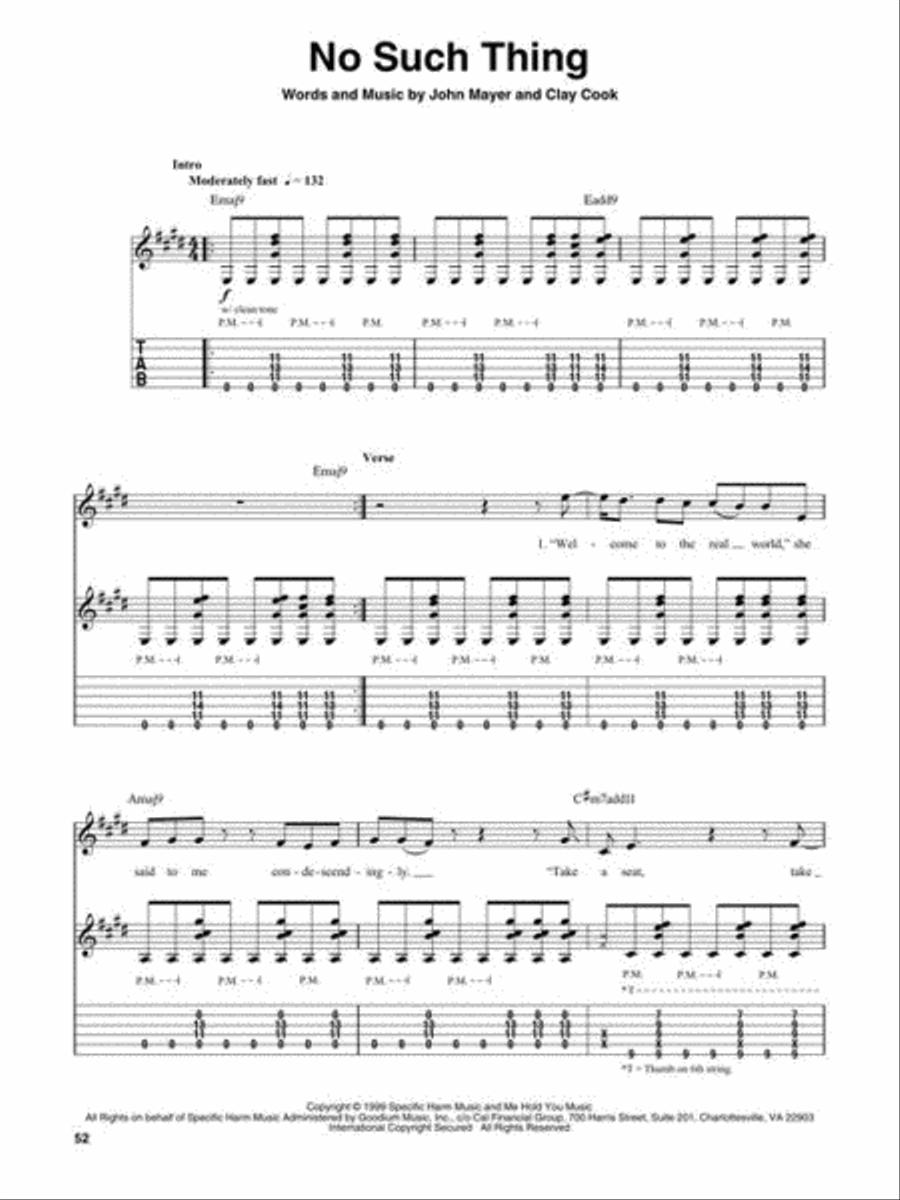 John Mayer John Mayer Electric Guitar scores gallery preview page 7