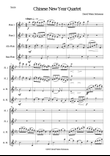 Chinese New Year Celebration for flute quartet (lower version)