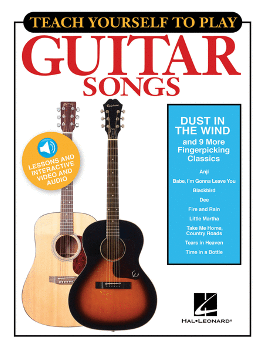 Teach Yourself to Play Guitar Songs: “Dust in the Wind” & 9 More Fingerpicking Classics Fingerpicking Guitar scores gallery preview page 1