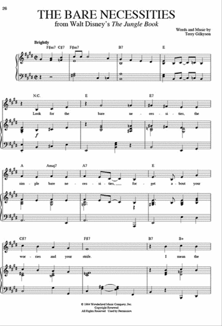 The Giant Book of Children's Vocal Solos Voice Solo scores gallery preview page 5