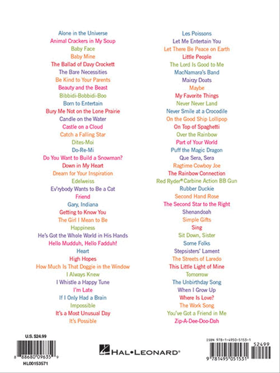 The Giant Book of Children's Vocal Solos Voice Solo scores gallery preview page 6