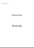 Richard Faith/László Veres: Festivals for Concert Band : alto clarinet part