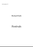 Richard Faith/László Veres: Festivals for concert band : 1st & 2nd alto saxophone part